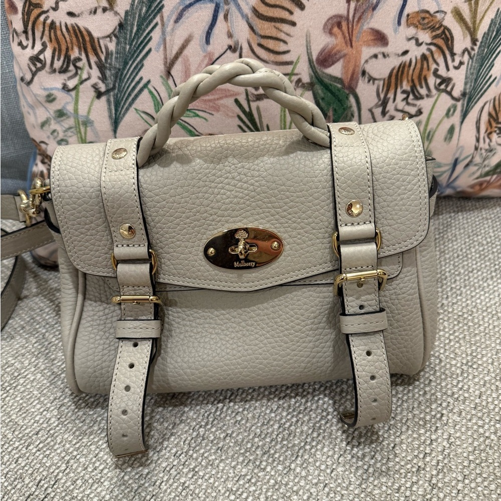 Mulberry Mini Alexa in Chalk